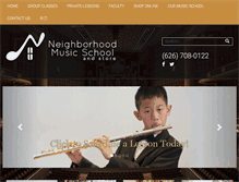 Tablet Screenshot of neighborhoodmusic.net